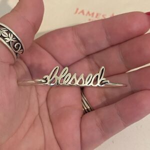 James Avery Retired “Blessed” Hook-On Bracelet